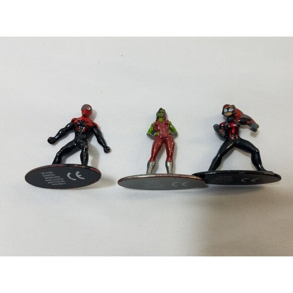 Marvel Nano Metalfigs mixed lot of 18 figures Spider-verse Spider-man Thanos - Picture 13 of 16